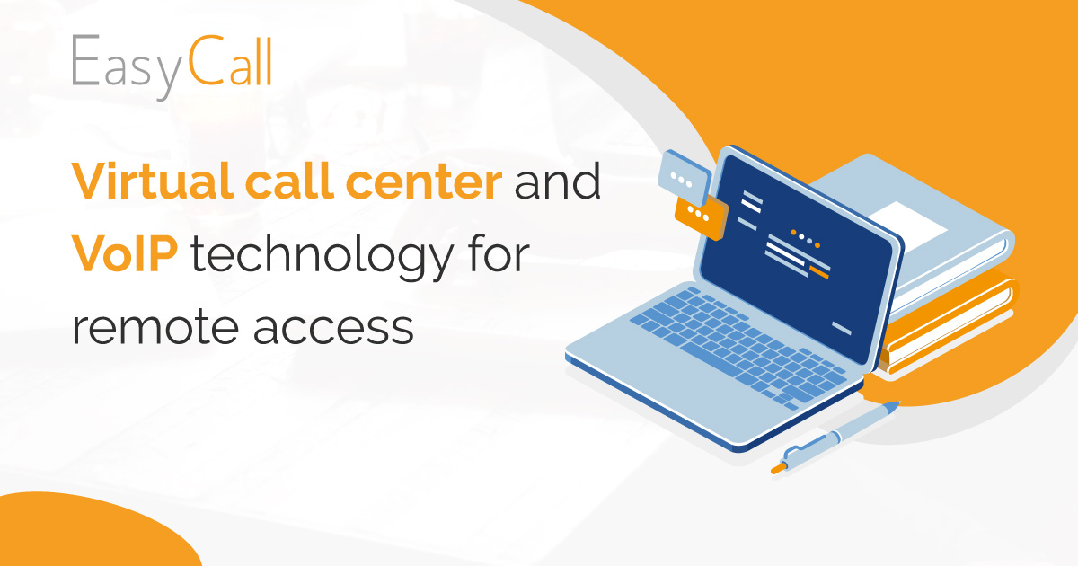 Virtual call center and VoIP technology for remote access